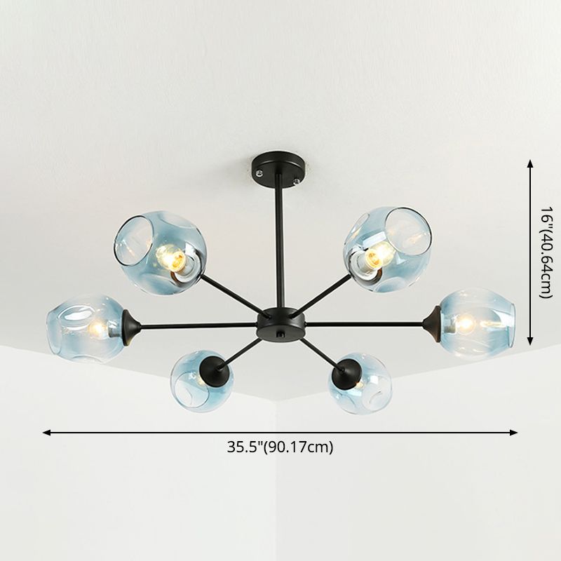 Whisky Glass Shape Branch Sospeded Light Contemporary Simplicity Hanging Lamp per soggiorno