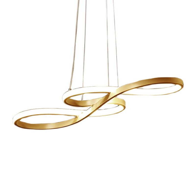 Modern Style Linear Island Lighting Metal 1- Light Pendant Light Fixture