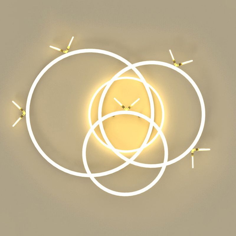 Multi Lights Acryl Deckenmontage Moderne Ring Bündige Fassung Led Licht
