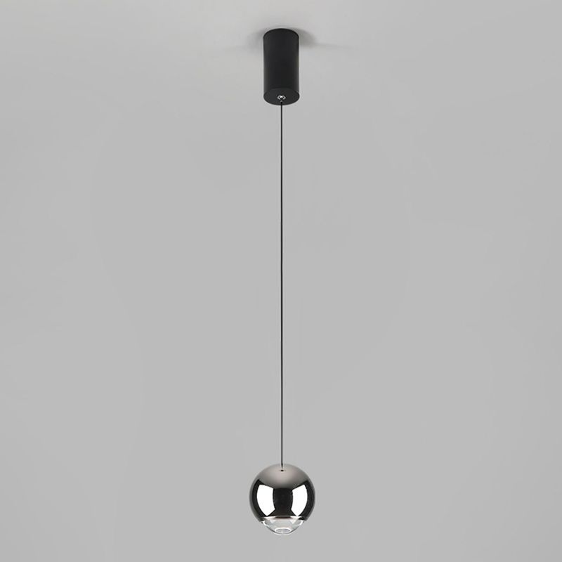 Postmoderne Aluminium -Anhänger Light Globe Form Hanging Anhänger für Wohnzimmer
