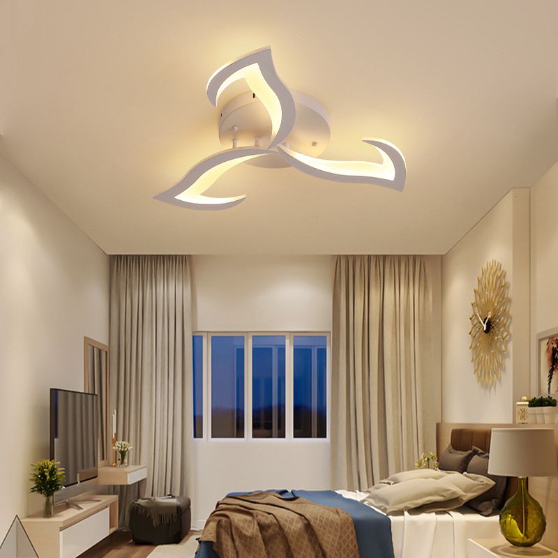 Modern Unique Shape Flush Mount Ceiling Fixture Flush Ceiling Lights for Dining Room