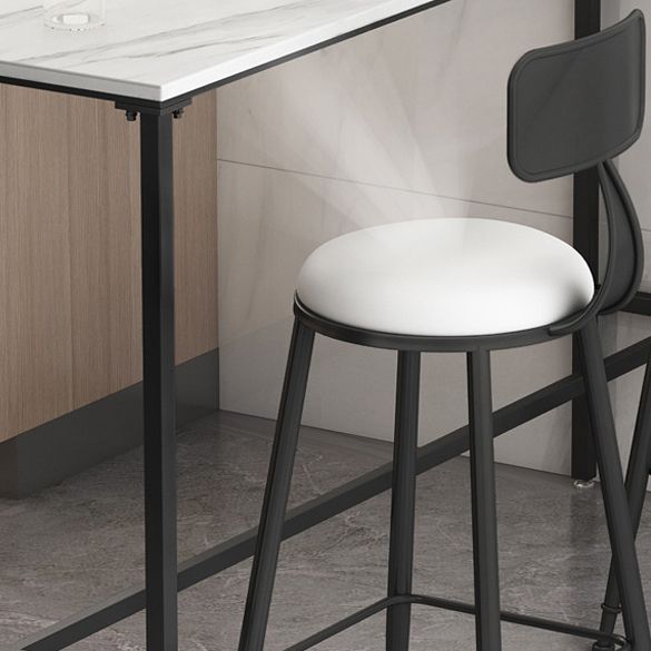 Modern Bar Table Set 1/2/3/5 Pieces Metal Bar Table with High Stools