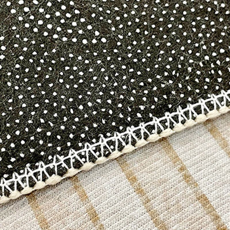 Modern Simple Striped Rug Polyester Indoor Rug Non-slip Area Carpet for Living Room