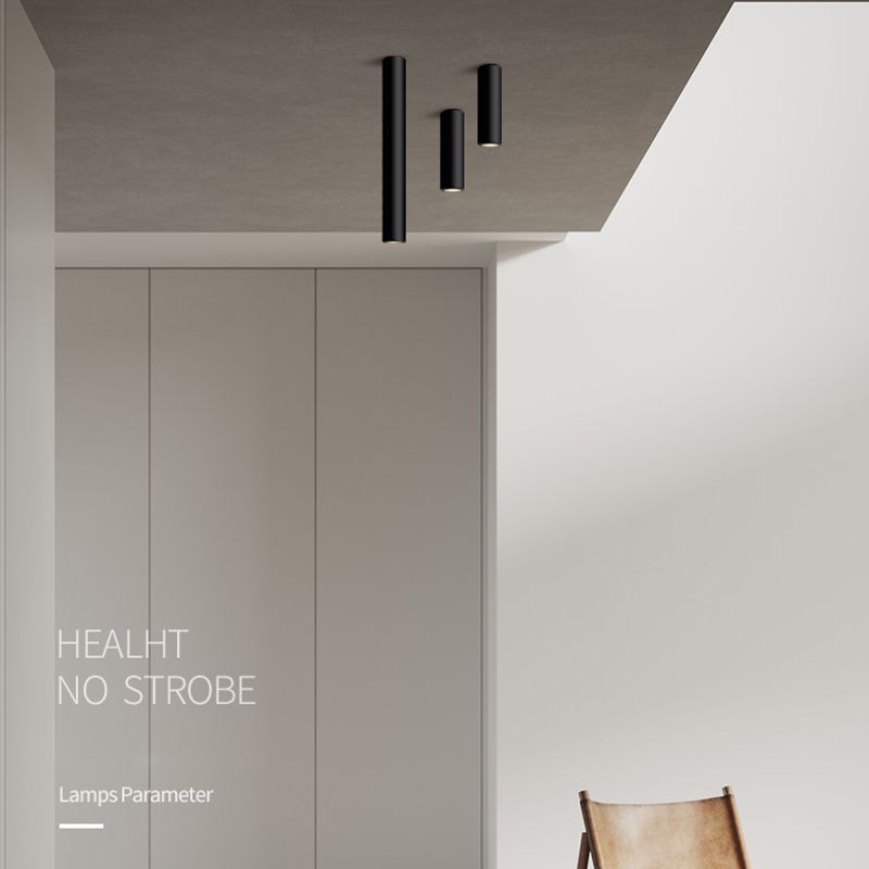 Geometric Shape Flush Mount Modern Metal Lamping with Aluminum Shade for Living Room