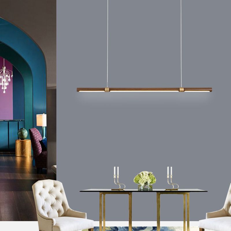 Nordic Modern Hanging Light Dining Room LED Simple Cylinder Shape Pendant Light Fixture