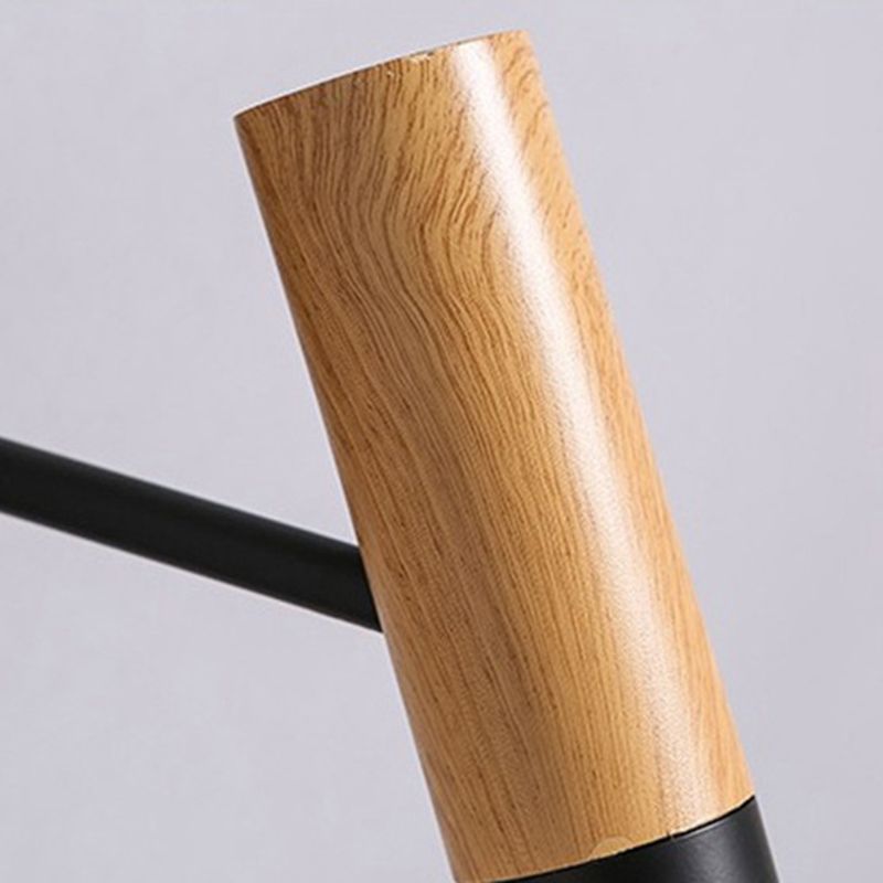 Cone Shape Wood Vanity Sconce Light Modern Style 1-Light Vanity Mirror Lights