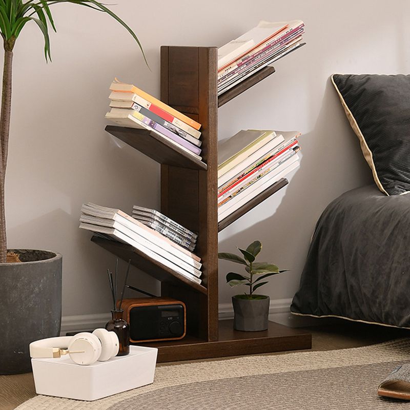Scandinavian Open Storage Shelf Bookcase with Shelves for Home Office