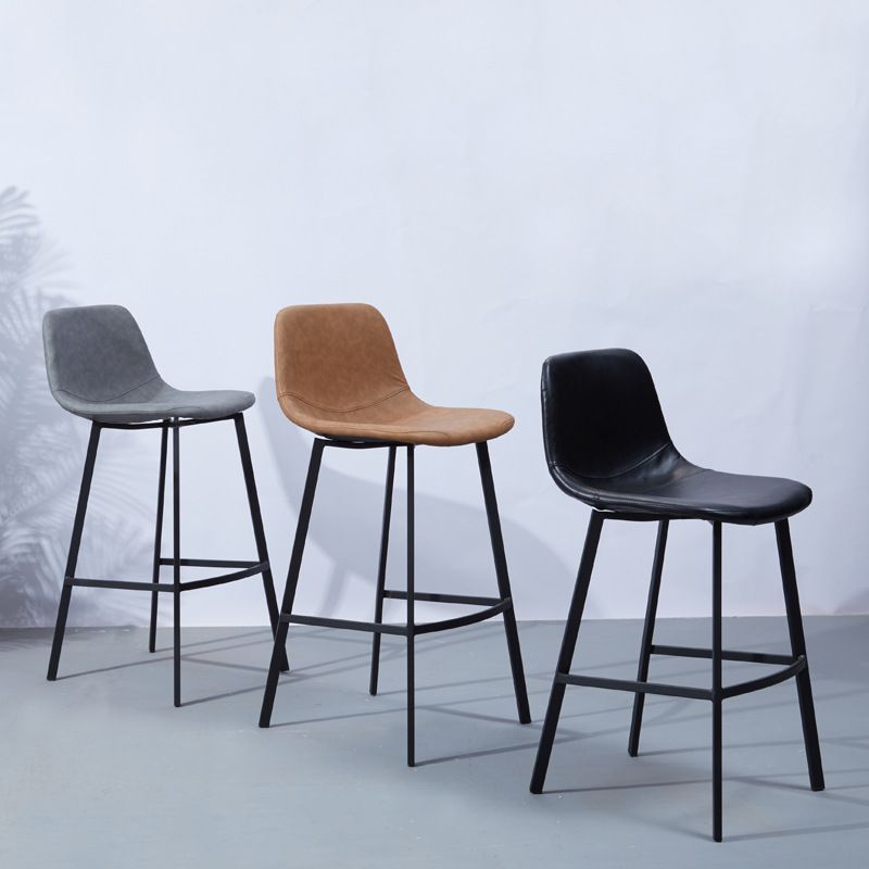 Pu Leather Barstools Salon industriel Bar et tabouret de comptoir