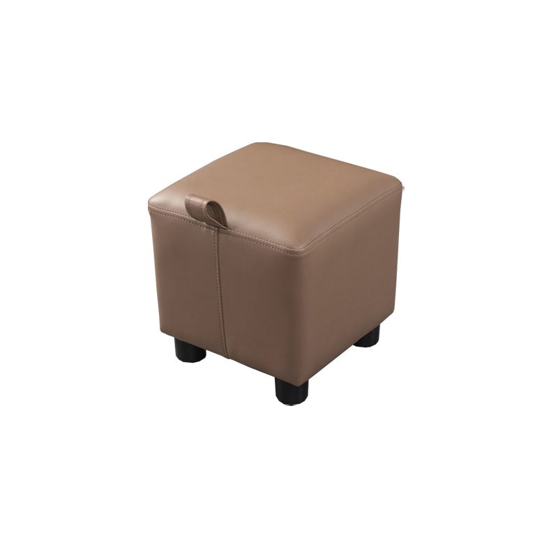 Faux Leather Standard Square Water Resistant Indoor Standard