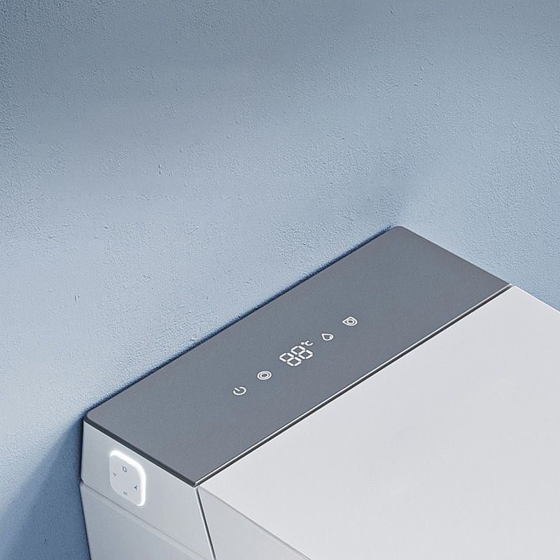 Vitreous China Bidets Bidets Toilet Temperature Control Elongated Seat Bidet in White