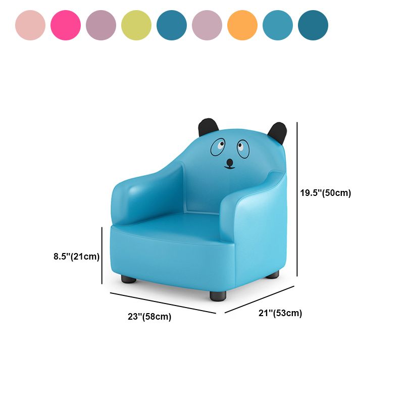 PU Chair 22.8" L x20.8" W x19.6 H Arms Included Chair for Living Room