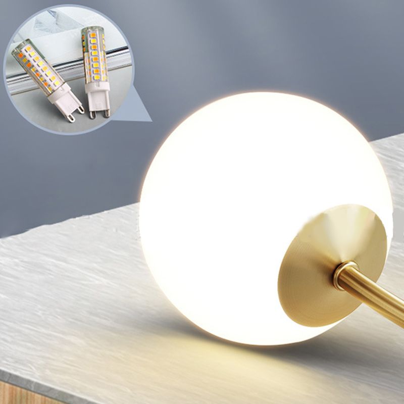 Glass Ball Wall Lighting Modern Style Multi Lights Wall Lighting Fixtures
