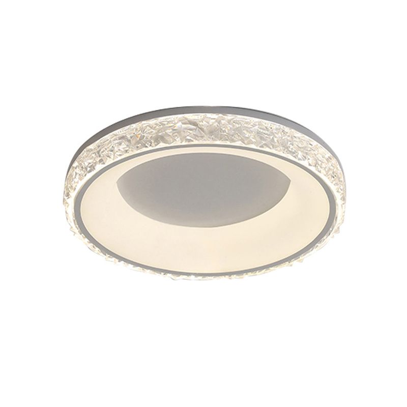 Scandinavische ronde plafondlamp LED kristal dichtbij plafondlamp voor slaapkamer