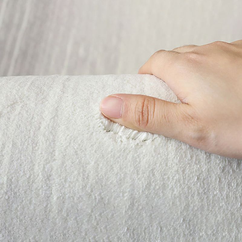 Light Yellow Nordic Carpet Polyester Color Piece Carpet Washable Carpet for Home Decor