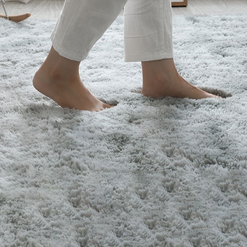 Multicolor Simple Area Carpet Polyester Solid Indoor Rug Anti-Slip Backing Carpet for Living Room