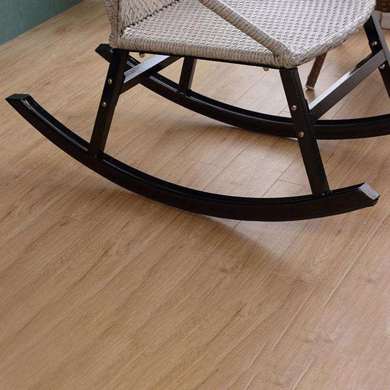 Rattan Rocking Chair Woven Rope Rocker Chair for Drawing Room