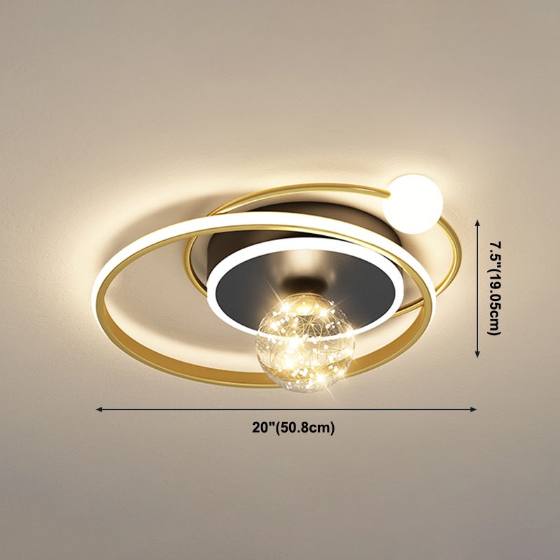 Lámparas de techo empotradas LED doradas, montaje empotrado moderno, para sala de estar
