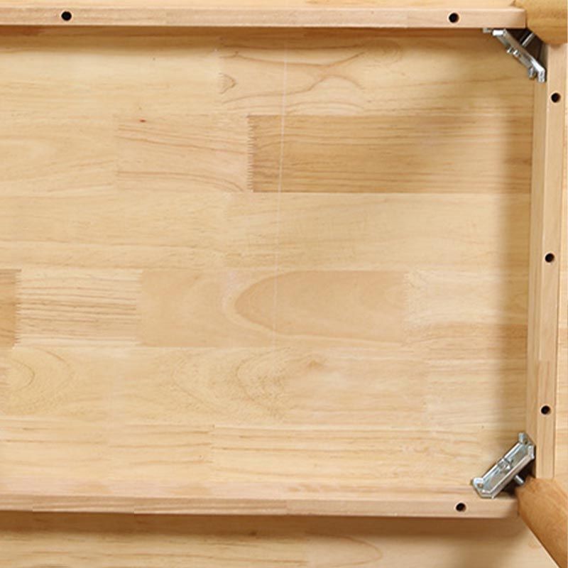 Rectangular Solid Wood Dining Table Modern Furniture with 4 Legs