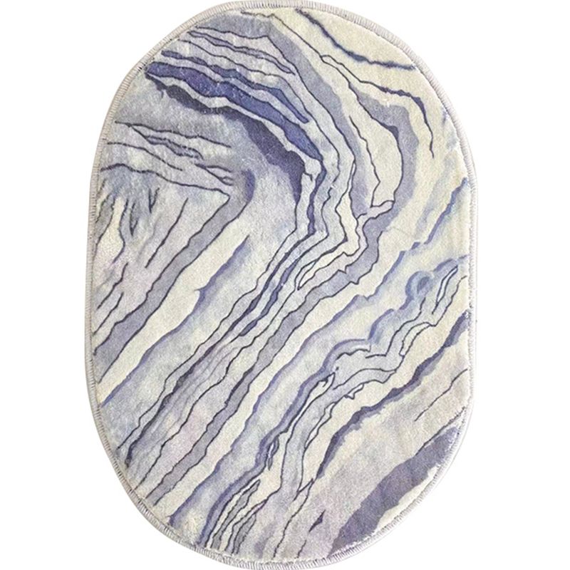 Contemporary Abstract Print Rug Multi-Colored Acrylic Area Rug Pet Friendly Easy Care Washable Carpet for Bedroom