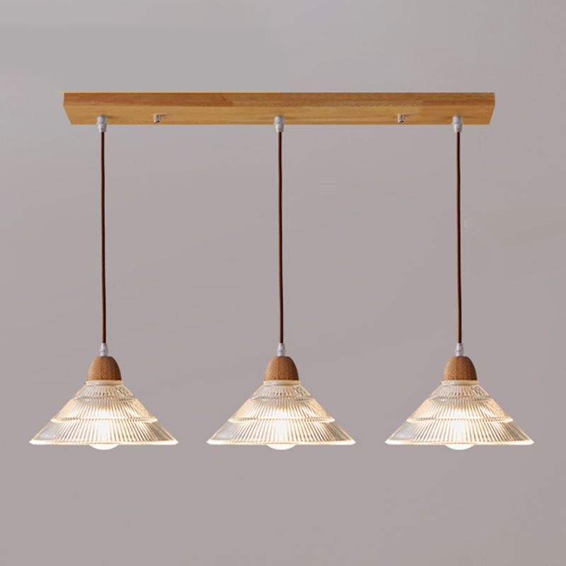 Estilo moderno Luz colgante Capacidad de iluminación de colgante de vidrio creativo para el comedor