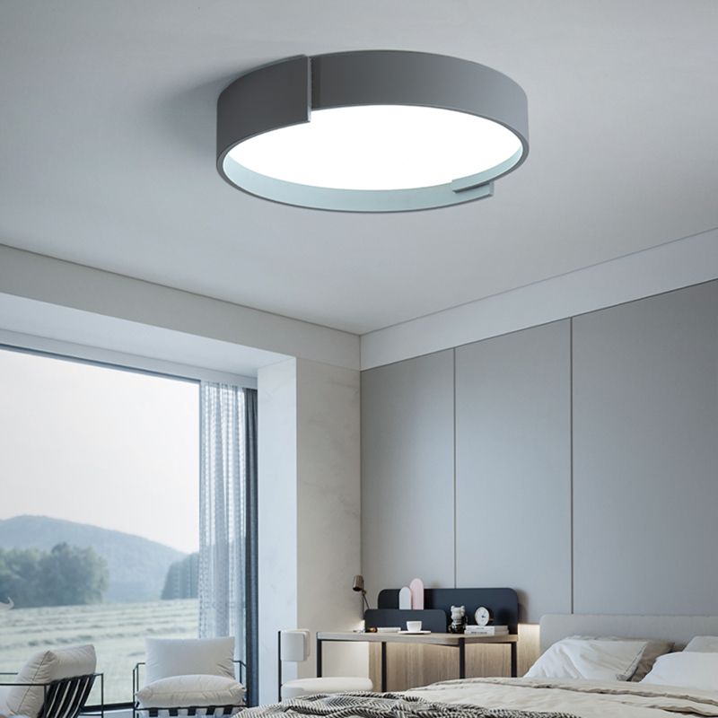 Modern Style Geometry Shape Ceiling Fixture Metal 1-Light Ceiling Lighting