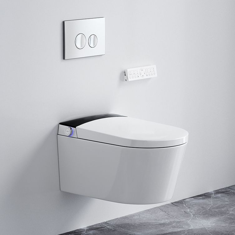 Contemporary 1-Piece Bidet Toilet Wall Mount Toilet Bowl for Washroom