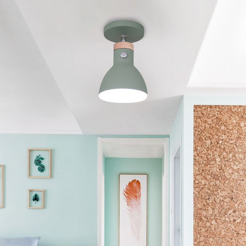 1-Licht-Zylinder Unterputz Deckenleuchte Licht Armaturen Moderne Metall Flush Licht