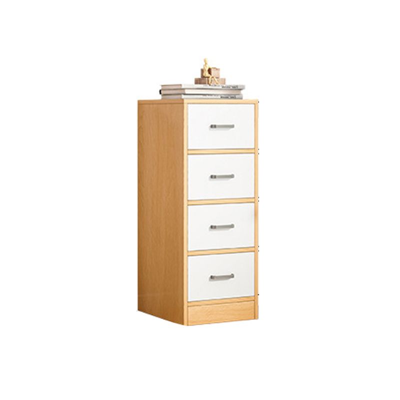 4 Drawers Wood Side Cabinet Contemporary 1 - Door Accent Chest