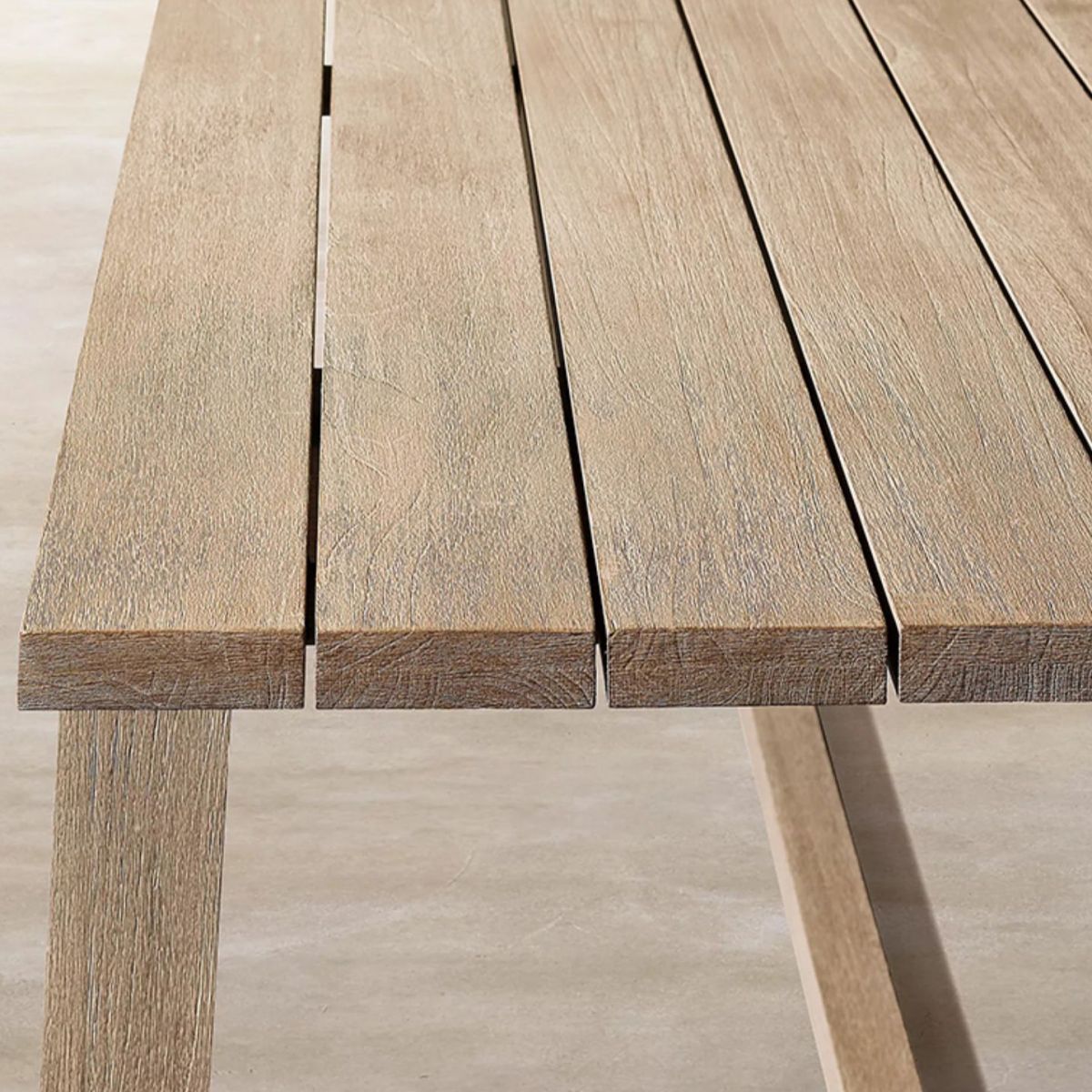 Farmhouse Dining Table Outdoor Solid Wood Unfinished Dining Table