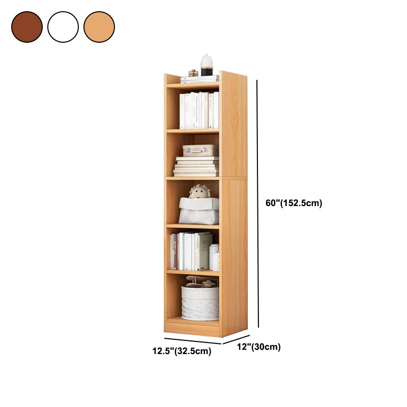 Contemporary Manufactured Wood Bookshelf Standard Home Bookcase