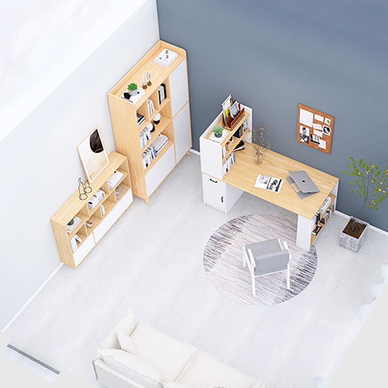 Modern Standard Bookshelf Matte Finish 11.81" W Engineered Wood Shelf for Living Room