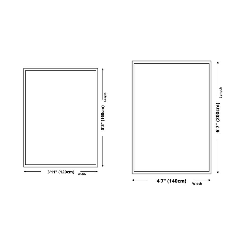 Wit abstract patroon tapijt modern polyester gebied tapijt niet-slip achterste tapijt voor woningdecoratie