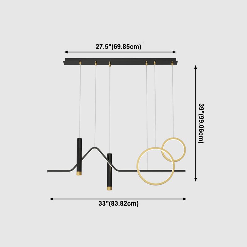 Modern Chandeliers For Dining Room Geometric Pendant Lighting Fixtures