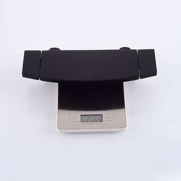 Modern Bathroom Faucet Copper Wall Mount Waterfall with Handheld Shower Tub Spouts