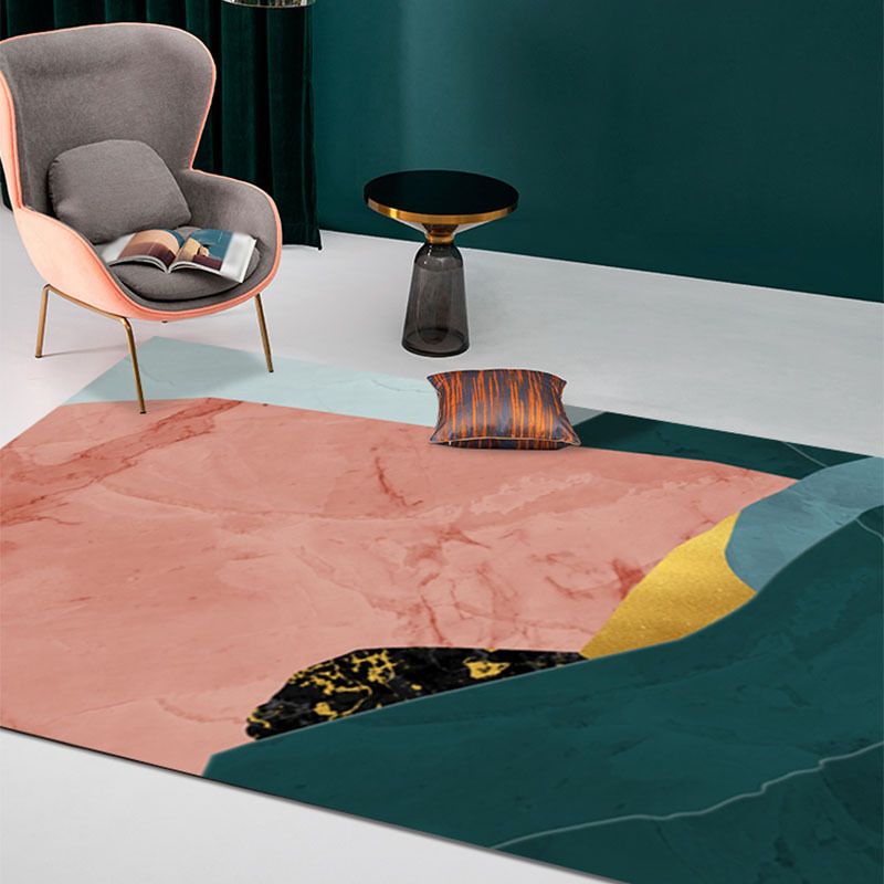 Alfombra moderna de la alfombra moderna de poliéster de poliéster alfombras de alfombra resistente a la alfombra para decoración del hogar