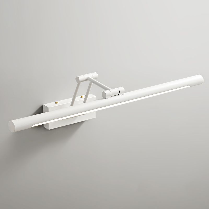 Single Modernism White Bathroom Vanity Light LED Bath Bar for Bedroom