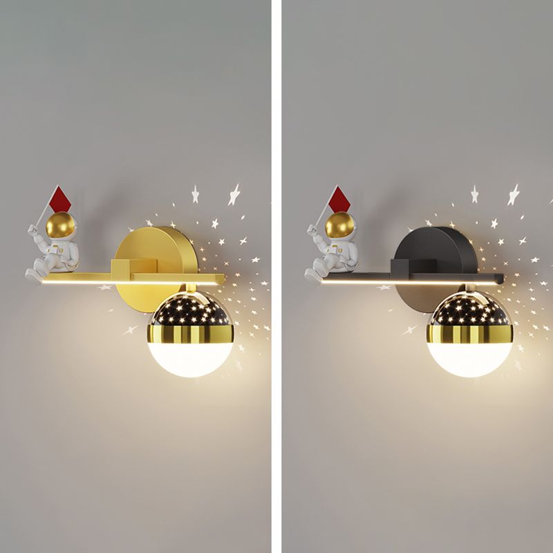 Kids Style Geometry Shape Wall Lights Metal 2-Light Wall Mount Lights