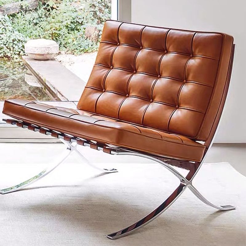 Armless Tufted Cushions Chair 29.5"L x 31.5"W x 31.5" H Chair for Living Room