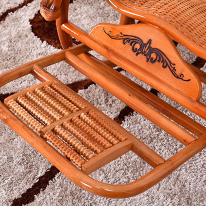 Antique Modern Rocking Chair Rattan Rocker Chair for Drawing Room
