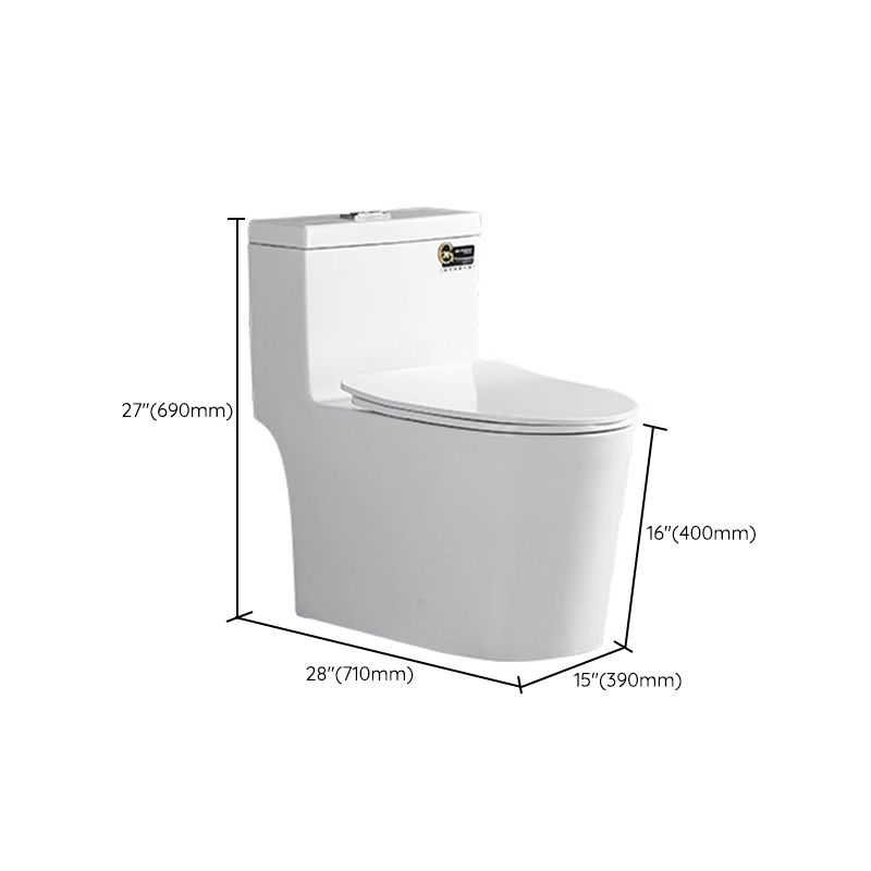 Traditional All-In-One Toilet Bowl Floor Mount Urine Toilet for Washroom