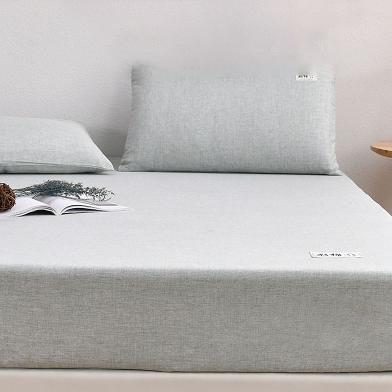 Modern Standard Bed Sheet Set Cotton Soild Sheet Set for Bedroom