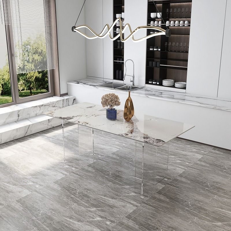 Modern 1/4/5/7 Pieces Dining Set Acrylic Dining Furniture Set /Separate Items