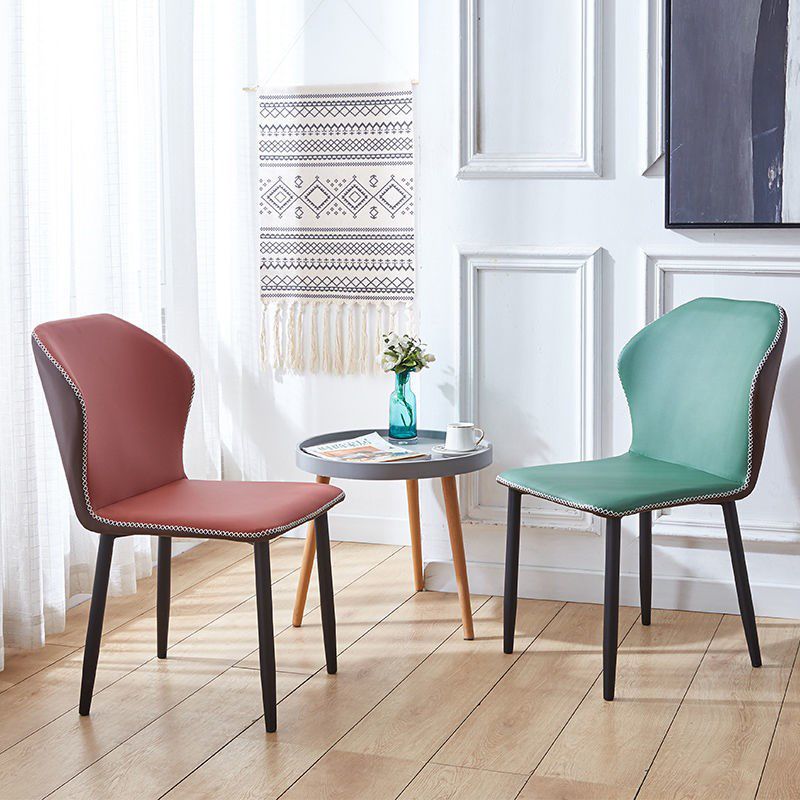 Silla auxiliar contemporánea Sillas con respaldo de metal para interiores y exteriores