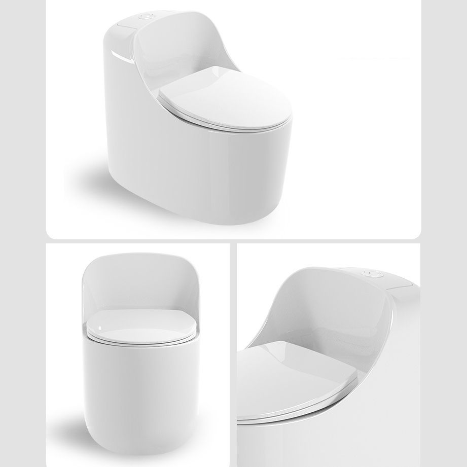 Floor Mount Flush Toilet Concealed Tank One-Piece Toilet with Slow Close Seat