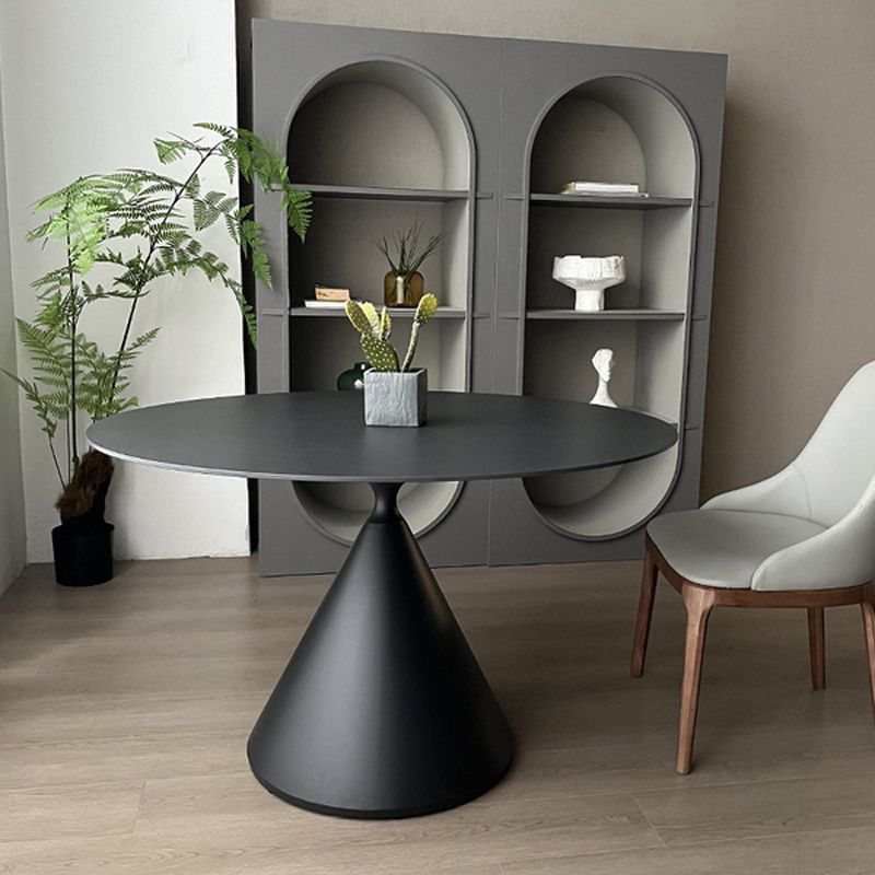 Modern Pedestal Dining Table Stone Table for Kitchen Dining Room