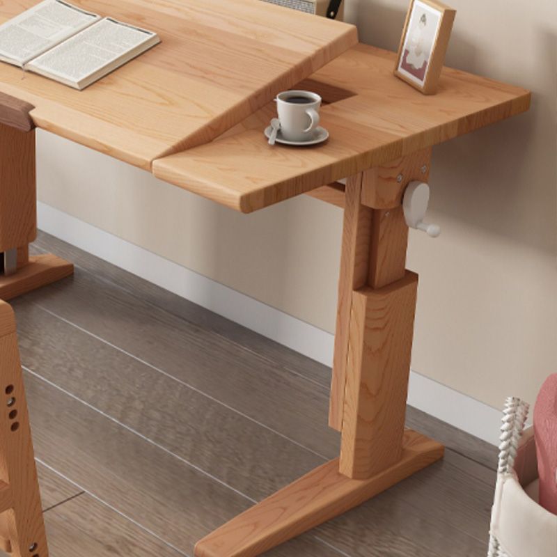 23.6" W Adjustable Desk Kids Desk Bedroom Solid Wood Kids Study Desk