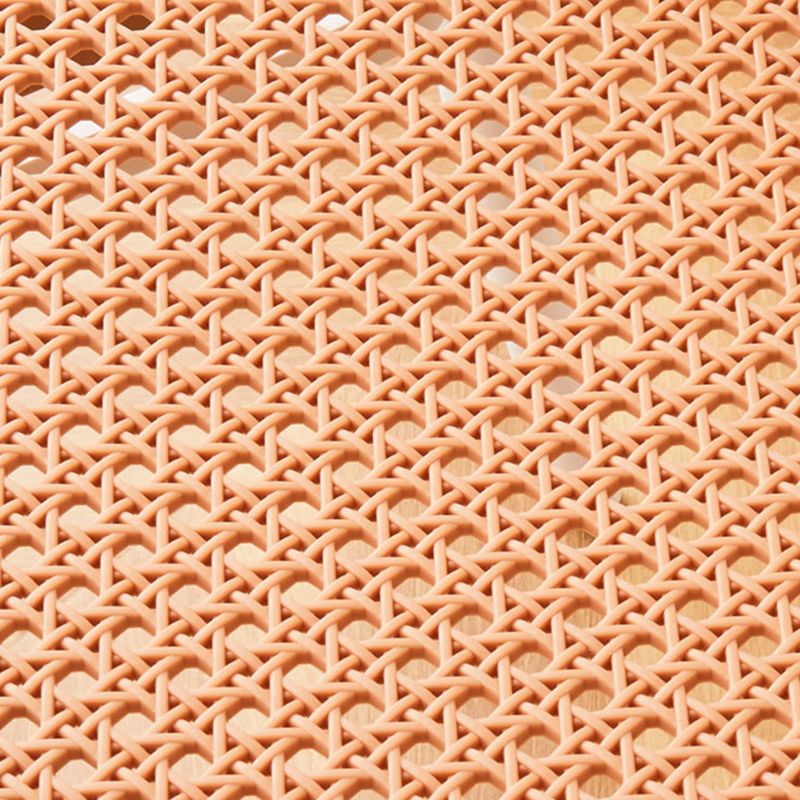 Contemporary Armles Dining Side Chair with Natural Back Stacking Chair