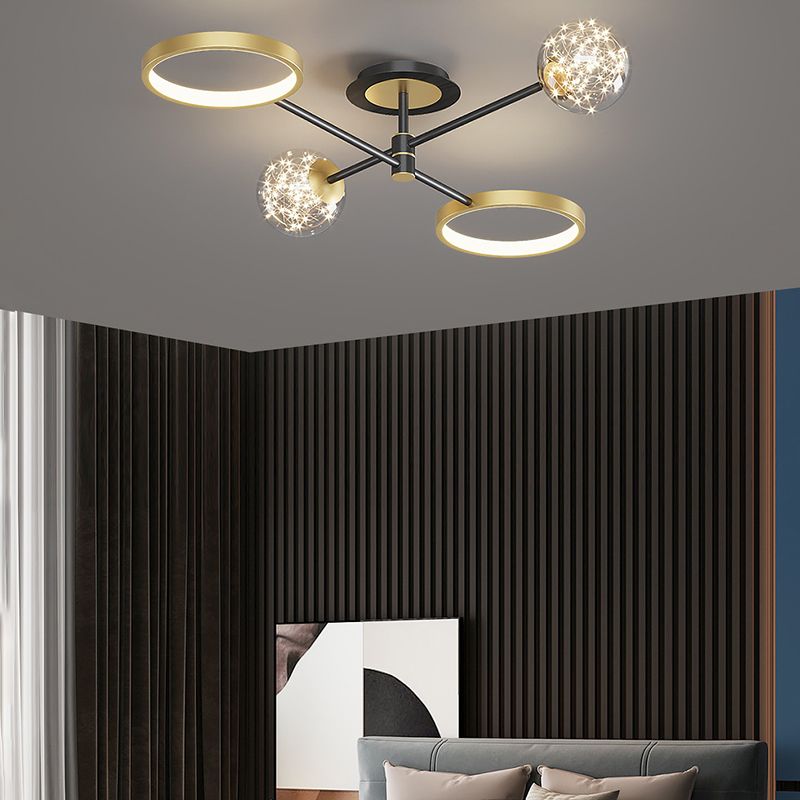 Modernist Flush Mount Fixture Gypsophila LED Flush Ceiling Light Fixtures