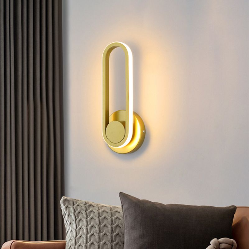 1 Licht geometrische Schatten Wandleuchte moderne Metall Wandmontageleuchte