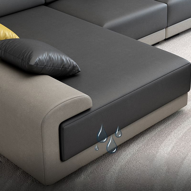 Scandinavian Modular Sectional Left Hand Facing Sofa for Apartment